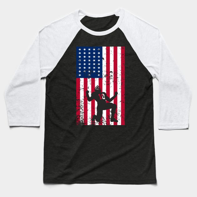 Happy 4th Of July Rugby American Flag Independence Day T Shirt Baseball T-Shirt by briscoelavinia6674